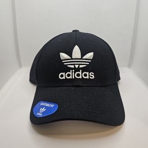 Adidas Originals Men's Snapback Baseball Cap Hat Black/White Logo OSFM #CK6600